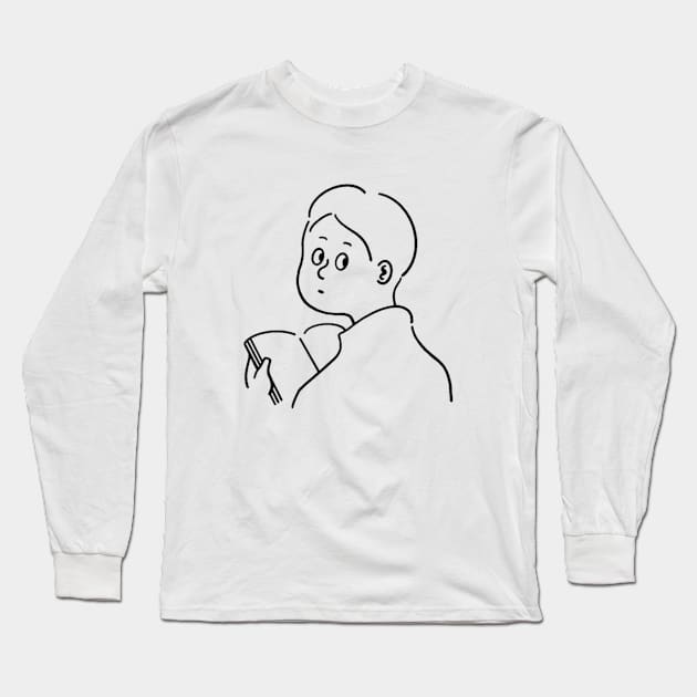 Hah ? Long Sleeve T-Shirt by Marcelo imanes